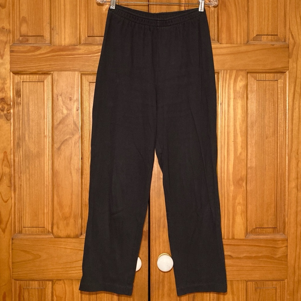 EUC Cathy Daniels Vintage 80s 90s Knit Pants Pull On Elastic Waist Black Size M